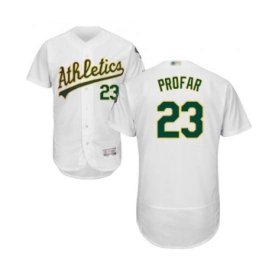Mens Oakland Athletics 23 Jurickson Profar White Home Flex Base Authentic Collection Baseball Jersey Mens Oakland Athletics 23 Jurickson Profar White Home Flex Base Authentic Collection Baseball Jersey