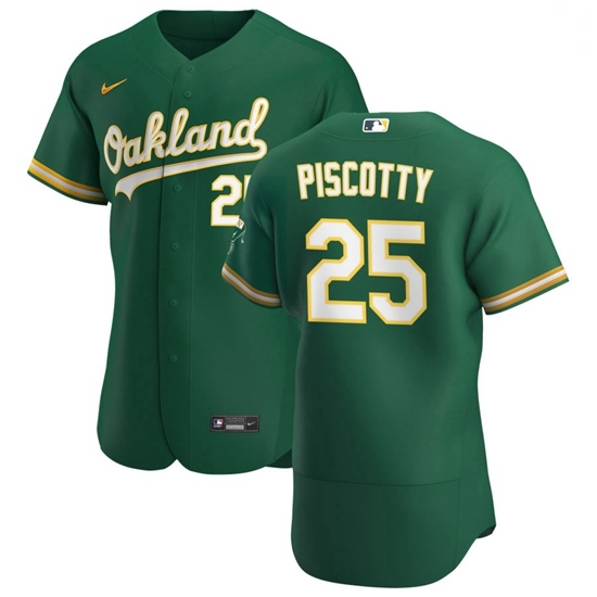Oakland Athletics 25 Stephen Piscotty Men Nike Kelly Green Alternate 2020 Authentic Player MLB Jersey Oakland Athletics 25 Stephen Piscotty Men Nike Kelly Green Alternate 2020 Authentic Player MLB Jersey