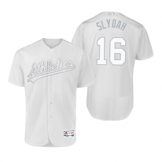 Oakland Athletics Liam Hendriks Slydah White 2019 Players Weekend MLB Jersey Oakland Athletics Liam Hendriks Slydah White 2019 Players Weekend MLB Jersey