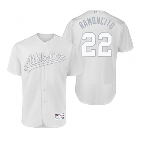 Oakland Athletics Ramon Laureano Ramoncito White 2019 Players Weekend MLB Jersey Oakland Athletics Ramon Laureano Ramoncito White 2019 Players Weekend MLB Jersey