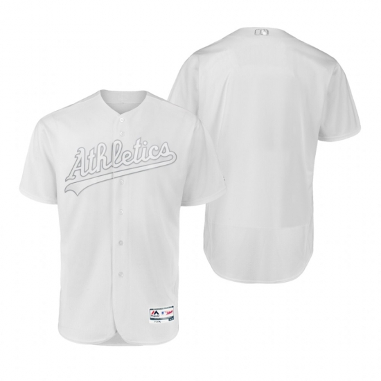 Oakland Athletics White Blank 2019 Players Weekend MLB Team Jersey Oakland Athletics White Blank 2019 Players Weekend MLB Team Jersey