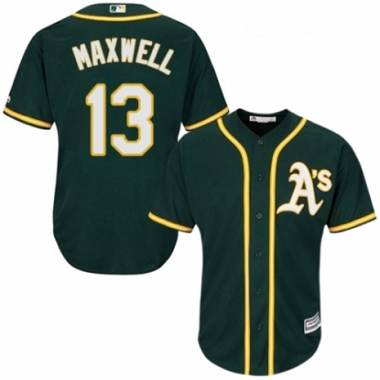 Youth Majestic Oakland Athletics 13 Bruce Maxwell Authentic Green Alternate 1 Cool Base MLB Jersey Youth Majestic Oakland Athletics 13 Bruce Maxwell Authentic Green Alternate 1 Cool Base MLB Jersey