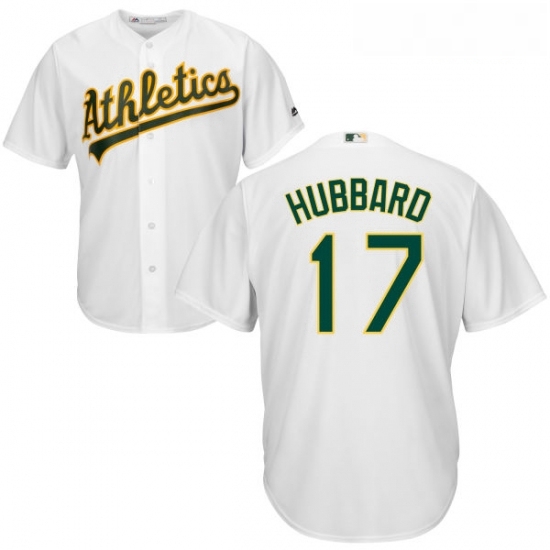 Youth Majestic Oakland Athletics 17 Glenn Hubbard Replica White Home Cool Base MLB Jersey Youth Majestic Oakland Athletics 17 Glenn Hubbard Replica White Home Cool Base MLB Jersey
