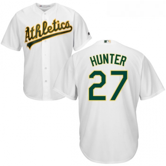 Youth Majestic Oakland Athletics 27 Catfish Hunter Replica White Home Cool Base MLB Jersey Youth Majestic Oakland Athletics 27 Catfish Hunter Replica White Home Cool Base MLB Jersey