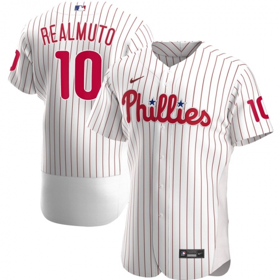 Men Philadelphia Phillies 10 JT Realmuto Men Nike White Home 2020 Flex Base Player MLB Jersey Men Philadelphia Phillies 10 JT Realmuto Men Nike White Home 2020 Flex Base Player MLB Jersey