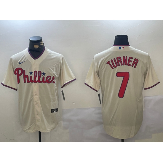 Men Philadelphia Phillies 7 Trea Turner gream Cool Base Stitched Jersey Men Philadelphia Phillies 7 Trea Turner gream Cool Base Stitched Jersey