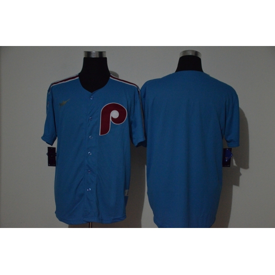 Men Philadelphia Phillies Blank Blue Nike Cooperstown Collection Jersey Men Philadelphia Phillies Blank Blue Nike Cooperstown Collection Jersey