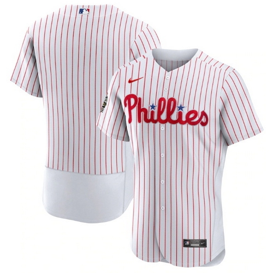 Men Philadelphia Phillies Blank White 2022 World Series Flex Base Stitched Baseball Jersey Men Philadelphia Phillies Blank White 2022 World Series Flex Base Stitched Baseball Jersey