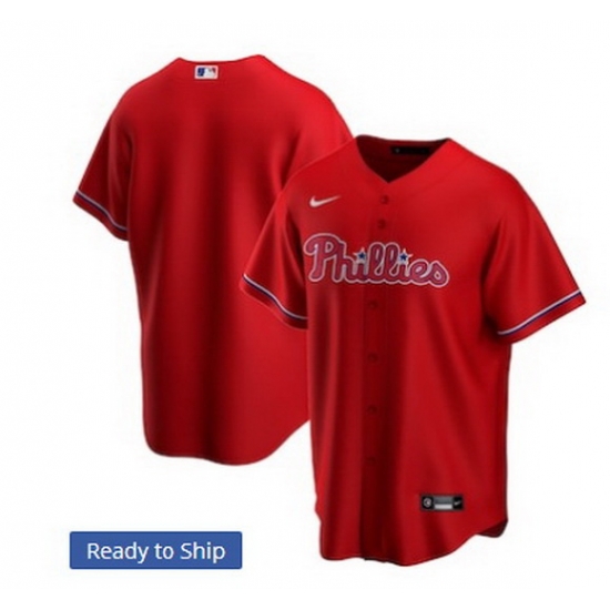 Men Philadelphia Phillies Nike Red Blank Jersey Men Philadelphia Phillies Nike Red Blank Jersey