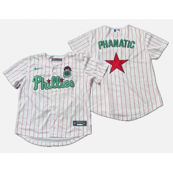 Men Philadelphia Phillies Phanatic White Green Cool Base Stitched Jersey Men Philadelphia Phillies Phanatic White Green Cool Base Stitched Jersey