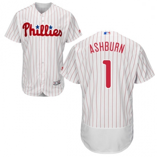 Mens Majestic Philadelphia Phillies 1 Richie Ashburn White Home Flex Base Authentic Collection MLB Jersey Mens Majestic Philadelphia Phillies 1 Richie Ashburn White Home Flex Base Authentic Collection MLB Jersey