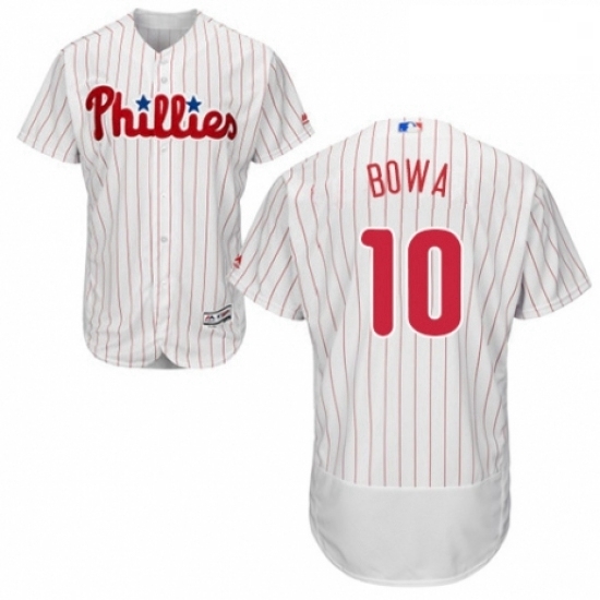Mens Majestic Philadelphia Phillies 10 Larry Bowa White Home Flex Base Authentic Collection MLB Jersey Mens Majestic Philadelphia Phillies 10 Larry Bowa White Home Flex Base Authentic Collection MLB Jersey