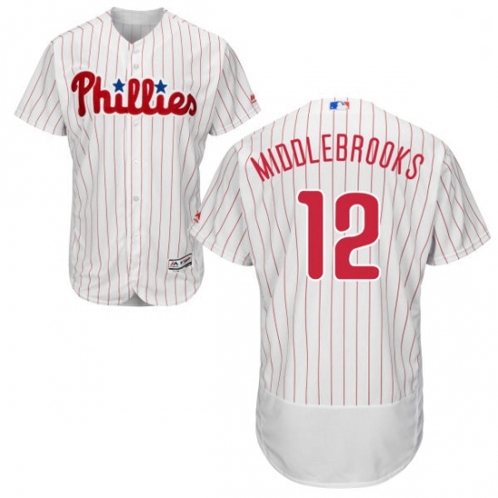 Mens Majestic Philadelphia Phillies 12 Will Middlebrooks White Home Flex Base Authentic Collection MLB Jersey Mens Majestic Philadelphia Phillies 12 Will Middlebrooks White Home Flex Base Authentic Collection MLB Jersey