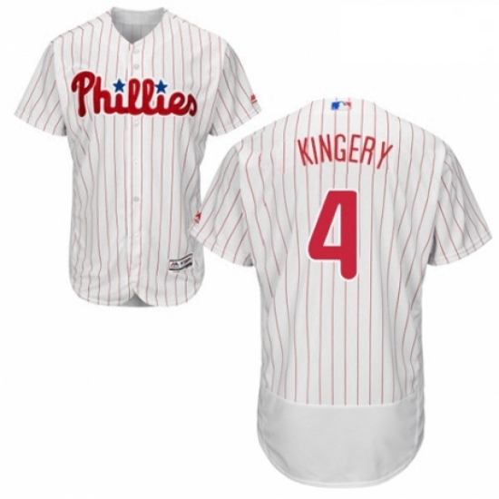 Mens Majestic Philadelphia Phillies 4 Scott Kingery White Home Flex Base Authentic Collection MLB Jersey Mens Majestic Philadelphia Phillies 4 Scott Kingery White Home Flex Base Authentic Collection MLB Jersey