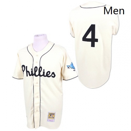 Mens Mitchell and Ness Philadelphia Phillies 4 Jimmy Foxx Replica White Throwback MLB Jersey Mens Mitchell and Ness Philadelphia Phillies 4 Jimmy Foxx Replica White Throwback MLB Jersey