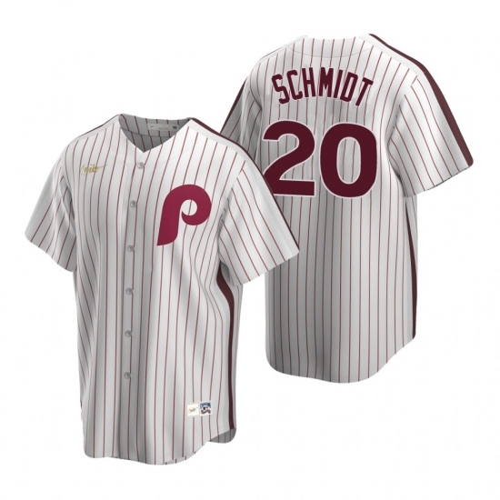 Mens Nike Philadelphia Phillies 20 Mike Schmidt White Cooperstown Collection Home Stitched Baseball Jerse Mens Nike Philadelphia Phillies 20 Mike Schmidt White Cooperstown Collection Home Stitched Baseball Jerse