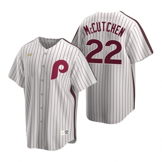 Mens Nike Philadelphia Phillies 22 Andrew McCutchen White Cooperstown Collection Home Stitched Baseball Jersey Mens Nike Philadelphia Phillies 22 Andrew McCutchen White Cooperstown Collection Home Stitched Baseball Jersey