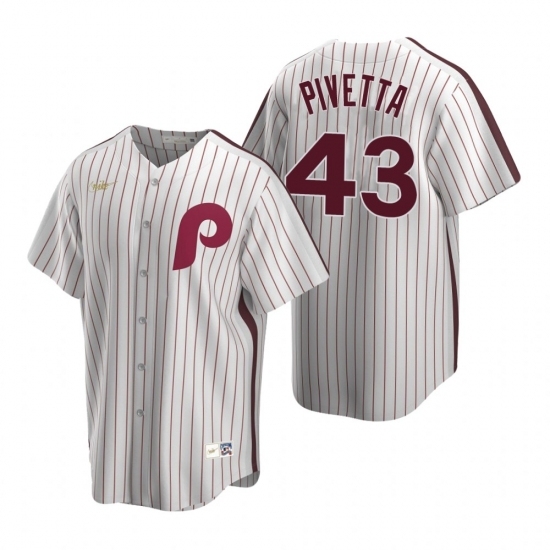 Mens Nike Philadelphia Phillies 43 Nick Pivetta White Cooperstown Collection Home Stitched Baseball Jersey Mens Nike Philadelphia Phillies 43 Nick Pivetta White Cooperstown Collection Home Stitched Baseball Jersey