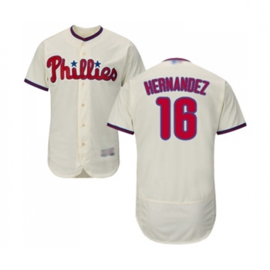 Mens Philadelphia Phillies 16 Cesar Hernandez Cream Alternate Flex Base Authentic Collection MLB Jersey Mens Philadelphia Phillies 16 Cesar Hernandez Cream Alternate Flex Base Authentic Collection MLB Jersey