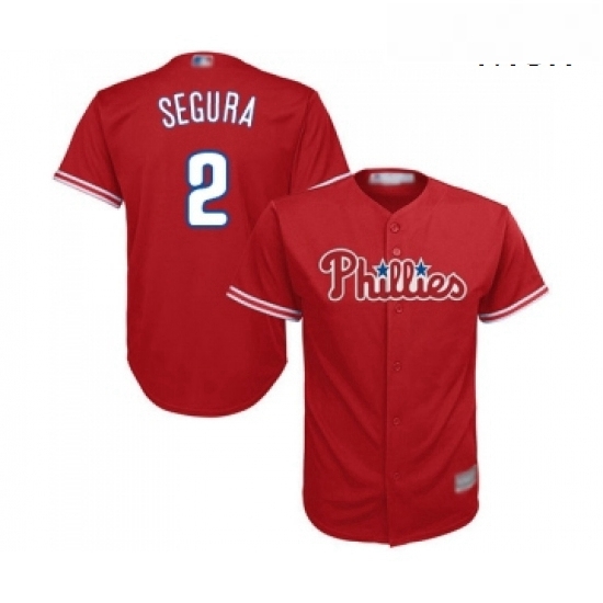 Mens Philadelphia Phillies 2 Jean Segura Replica Red Alternate Cool Base Baseball Jersey Mens Philadelphia Phillies 2 Jean Segura Replica Red Alternate Cool Base Baseball Jersey
