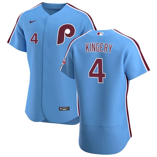 Philadelphia Phillies 4 Scott Kingery Men Nike Light Blue Alternate 2020 Authentic Player MLB Jersey Philadelphia Phillies 4 Scott Kingery Men Nike Light Blue Alternate 2020 Authentic Player MLB Jersey
