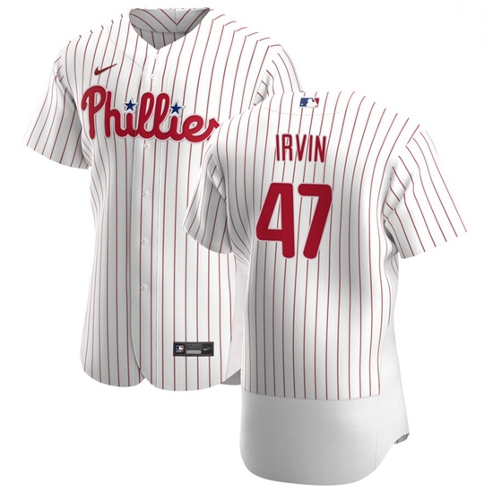 Philadelphia Phillies 47 Cole Irvin Men Nike White Home 2020 Authentic Player MLB Jersey Philadelphia Phillies 47 Cole Irvin Men Nike White Home 2020 Authentic Player MLB Jersey