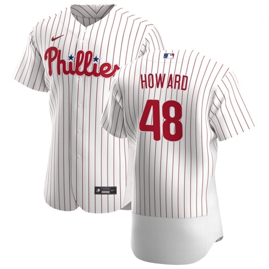 Philadelphia Phillies 48 Spencer Howard Men Nike White Home 2020 Authentic Player MLB Jersey Philadelphia Phillies 48 Spencer Howard Men Nike White Home 2020 Authentic Player MLB Jersey