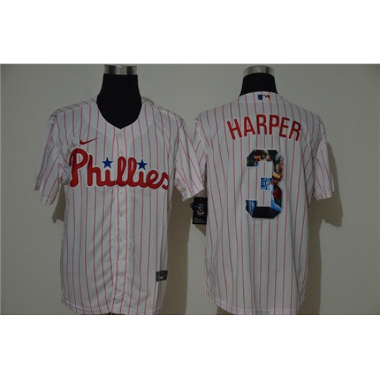 Phillies 3 Bryce Harper White Nike Cool Base Player Jersey Phillies 3 Bryce Harper White Nike Cool Base Player Jersey
