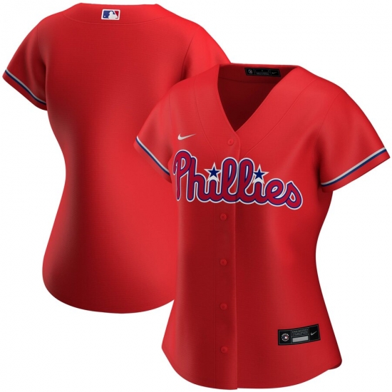 Philadelphia Phillies Nike Women Alternate 2020 MLB Team Jersey Red Philadelphia Phillies Nike Women Alternate 2020 MLB Team Jersey Red