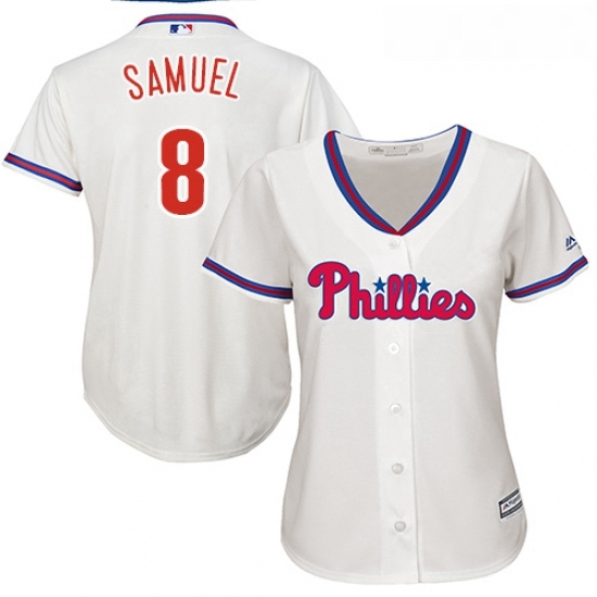 Womens Majestic Philadelphia Phillies 8 Juan Samuel Authentic Cream Alternate Cool Base MLB Jersey Womens Majestic Philadelphia Phillies 8 Juan Samuel Authentic Cream Alternate Cool Base MLB Jersey