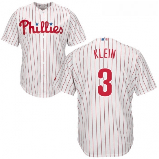 Youth Majestic Philadelphia Phillies 3 Chuck Klein Replica WhiteRed Strip Home Cool Base MLB Jersey Youth Majestic Philadelphia Phillies 3 Chuck Klein Replica WhiteRed Strip Home Cool Base MLB Jersey