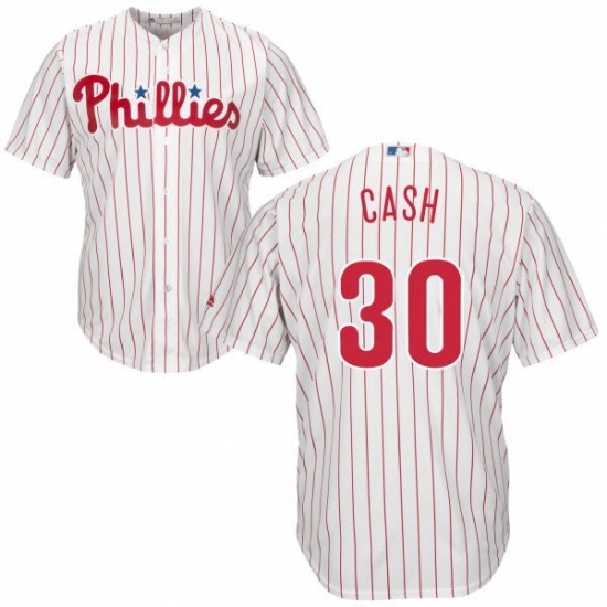 Youth Majestic Philadelphia Phillies 30 Dave Cash Authentic WhiteRed Strip Home Cool Base MLB Jersey Youth Majestic Philadelphia Phillies 30 Dave Cash Authentic WhiteRed Strip Home Cool Base MLB Jersey