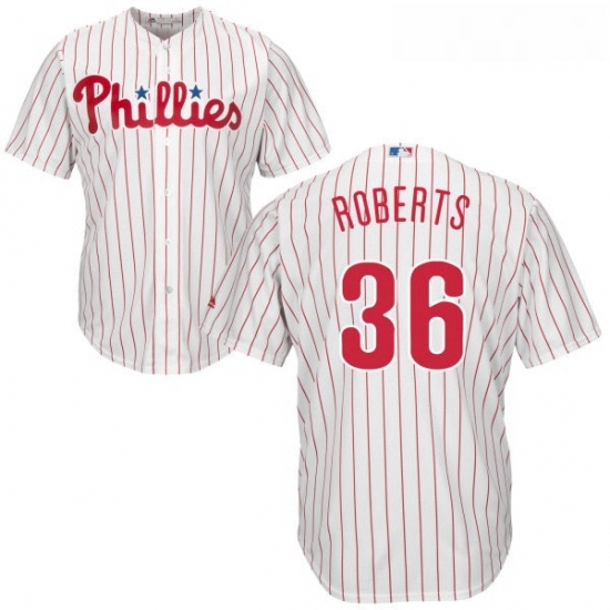 Youth Majestic Philadelphia Phillies 36 Robin Roberts Authentic WhiteRed Strip Home Cool Base MLB Jersey Youth Majestic Philadelphia Phillies 36 Robin Roberts Authentic WhiteRed Strip Home Cool Base MLB Jersey