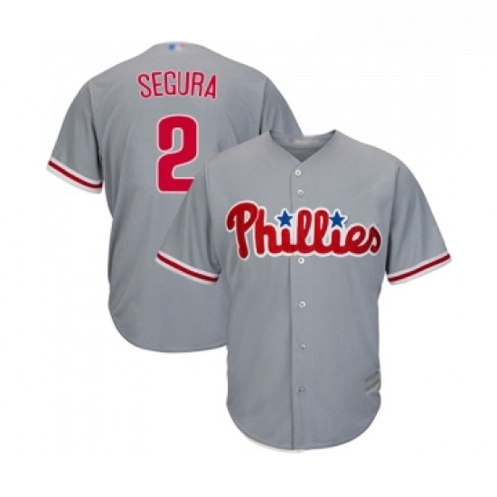 Youth Philadelphia Phillies 2 Jean Segura Replica Grey Road Cool Base Baseball Jersey Youth Philadelphia Phillies 2 Jean Segura Replica Grey Road Cool Base Baseball Jersey