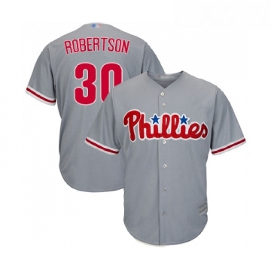 Youth Philadelphia Phillies 30 David Robertson Replica Grey Road Cool Base Baseball Jersey Youth Philadelphia Phillies 30 David Robertson Replica Grey Road Cool Base Baseball Jersey