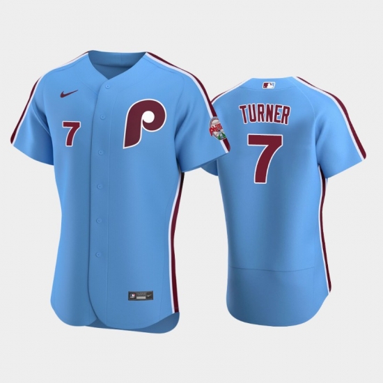 Youth Philadelphia Phillies Trea Turner #7 Light Blue Stitched MLB jersey Youth Philadelphia Phillies Trea Turner #7 Light Blue Stitched MLB jersey