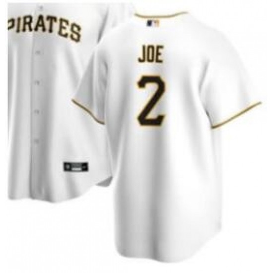 Men Pittsburgh Pirates Connor Joe #2 Nike White Stitched MLB Jersey Men Pittsburgh Pirates Connor Joe #2 Nike White Stitched MLB Jersey