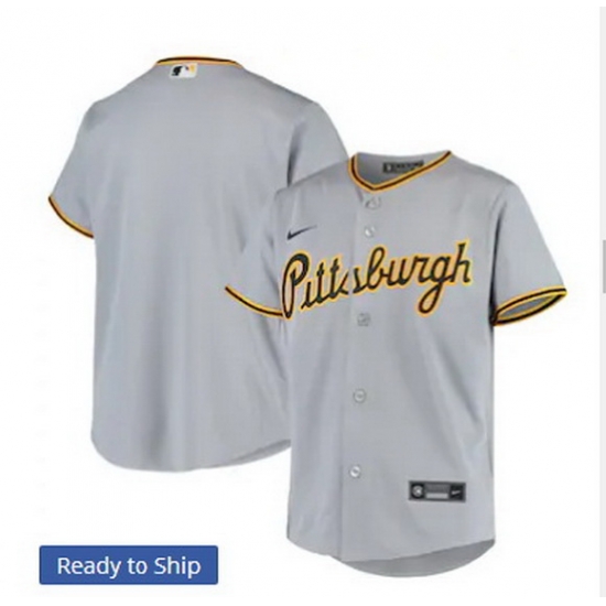 Men Pittsurgh Pirates Nike Gray Blank Jersey Men Pittsurgh Pirates Nike Gray Blank Jersey
