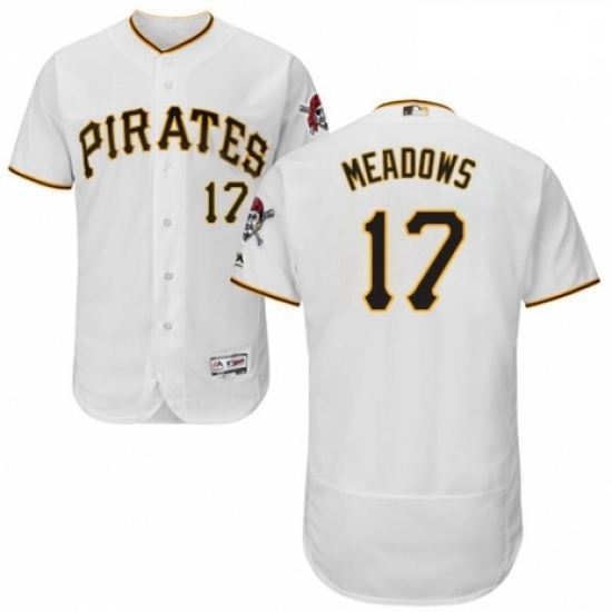 Mens Majestic Pittsburgh Pirates 17 Austin Meadows White Home Flex Base Authentic Collection MLB Jersey Mens Majestic Pittsburgh Pirates 17 Austin Meadows White Home Flex Base Authentic Collection MLB Jersey