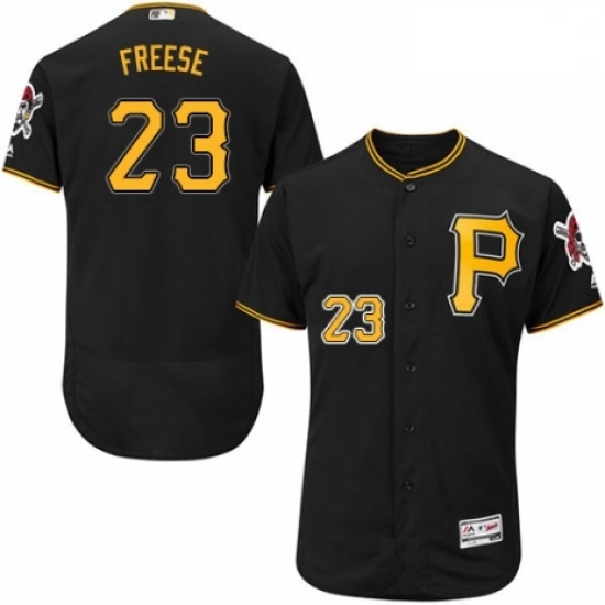 Mens Majestic Pittsburgh Pirates 23 David Freese Black Alternate Flex Base Authentic Collection MLB Jersey Mens Majestic Pittsburgh Pirates 23 David Freese Black Alternate Flex Base Authentic Collection MLB Jersey