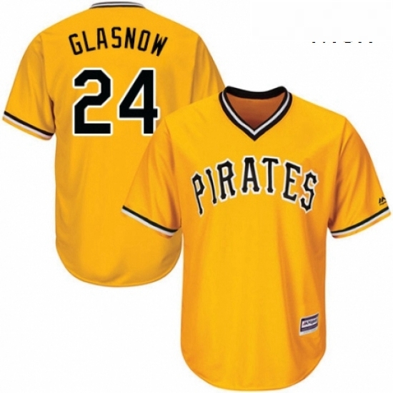 Mens Majestic Pittsburgh Pirates 24 Tyler Glasnow Replica Gold Alternate Cool Base MLB Jersey Mens Majestic Pittsburgh Pirates 24 Tyler Glasnow Replica Gold Alternate Cool Base MLB Jersey