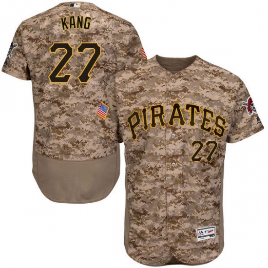 Mens Majestic Pittsburgh Pirates 27 Jung ho Kang Camo Flexbase Authentic Collection MLB Jersey Mens Majestic Pittsburgh Pirates 27 Jung ho Kang Camo Flexbase Authentic Collection MLB Jersey