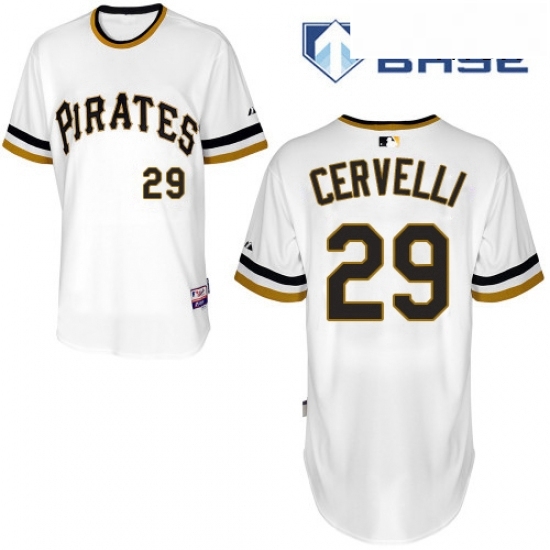 Mens Majestic Pittsburgh Pirates 29 Francisco Cervelli Replica White Alternate 2 Cool Base MLB Jersey Mens Majestic Pittsburgh Pirates 29 Francisco Cervelli Replica White Alternate 2 Cool Base MLB Jersey