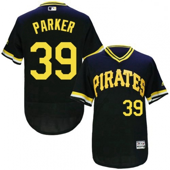 Mens Majestic Pittsburgh Pirates 39 Dave Parker Black Flexbase Authentic Collection Cooperstown MLB Jersey Mens Majestic Pittsburgh Pirates 39 Dave Parker Black Flexbase Authentic Collection Cooperstown MLB Jersey