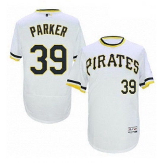 Mens Majestic Pittsburgh Pirates 39 Dave Parker White Flexbase Authentic Collection Cooperstown MLB Jersey Mens Majestic Pittsburgh Pirates 39 Dave Parker White Flexbase Authentic Collection Cooperstown MLB Jersey
