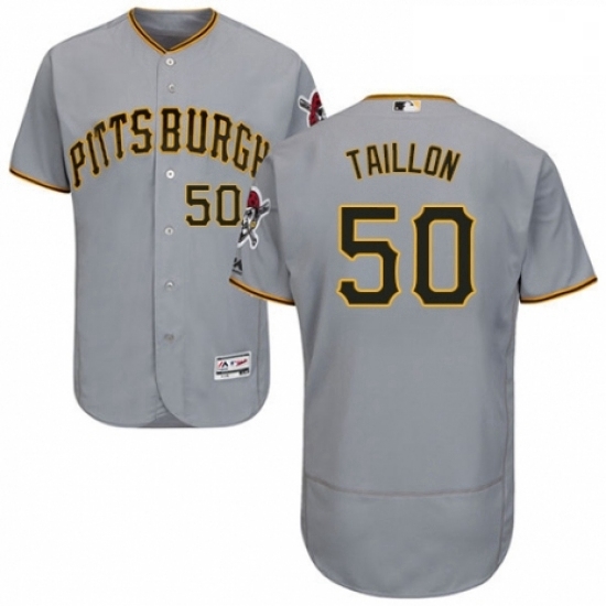 Mens Majestic Pittsburgh Pirates 50 Jameson Taillon Grey Road Flex Base Authentic Collection MLB Jersey Mens Majestic Pittsburgh Pirates 50 Jameson Taillon Grey Road Flex Base Authentic Collection MLB Jersey