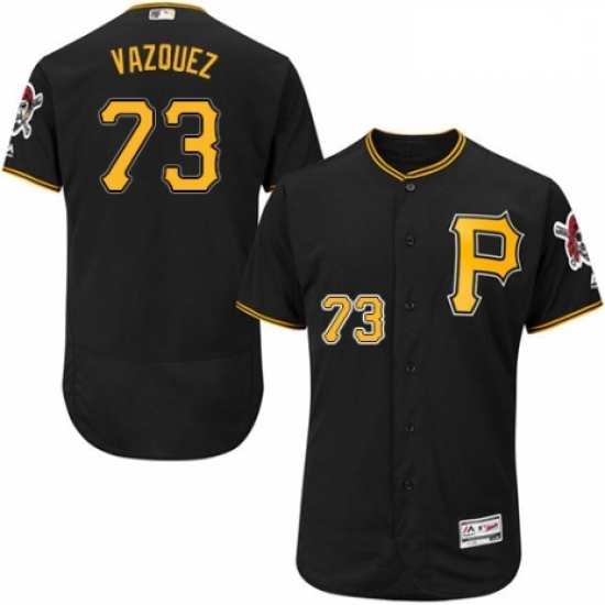 Mens Majestic Pittsburgh Pirates 73 Felipe Vazquez Black Alternate Flex Base Authentic Collection MLB Jersey Mens Majestic Pittsburgh Pirates 73 Felipe Vazquez Black Alternate Flex Base Authentic Collection MLB Jersey