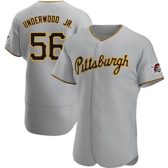 Men's Nike Pittsburgh Pirates #56 Duane Underwood Jr. Gray Stitched Baseball Jersey Men's Nike Pittsburgh Pirates #56 Duane Underwood Jr. Gray Stitched Baseball Jersey