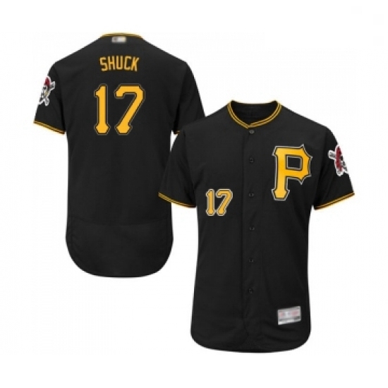 Mens Pittsburgh Pirates 17 JB Shuck Black Alternate Flex Base Authentic Collection Baseball Jersey Mens Pittsburgh Pirates 17 JB Shuck Black Alternate Flex Base Authentic Collection Baseball Jersey