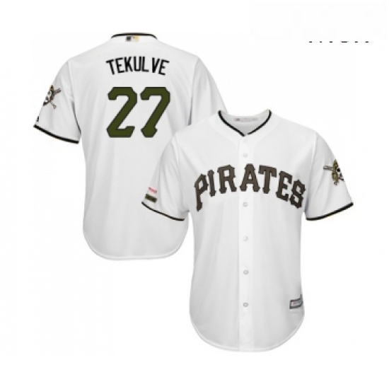 Mens Pittsburgh Pirates 27 Kent Tekulve Replica White Alternate Cool Base Baseball Jersey Mens Pittsburgh Pirates 27 Kent Tekulve Replica White Alternate Cool Base Baseball Jersey
